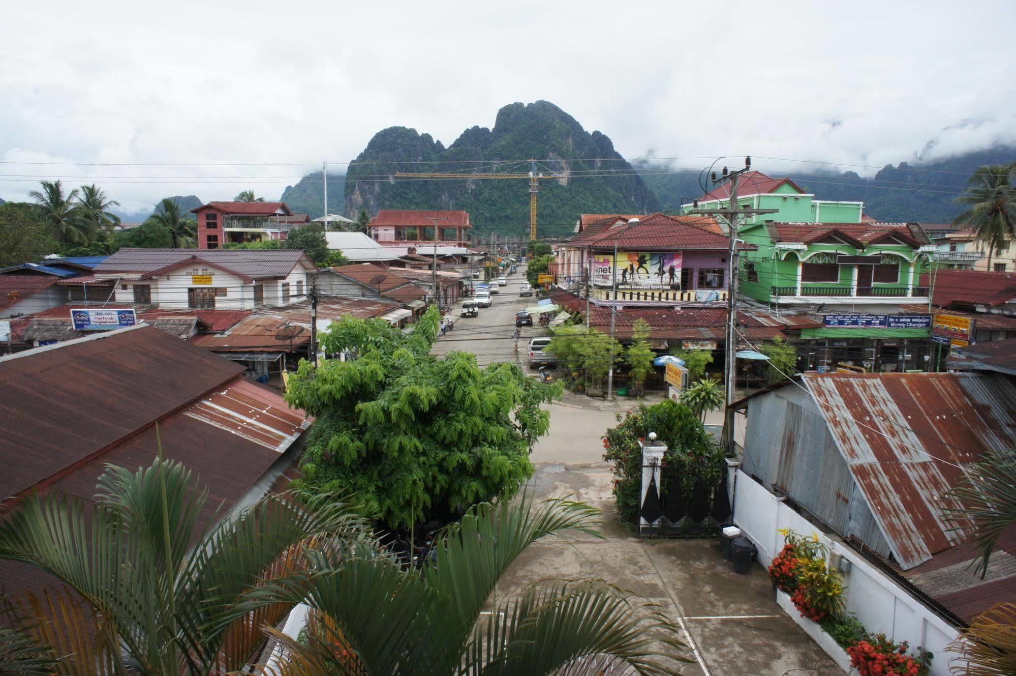 Malany Villa 1 Vang Vieng Exteriér fotografie